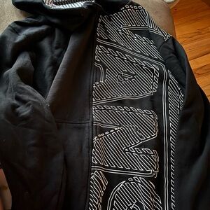 Vans Black Hoodie with White Graphic